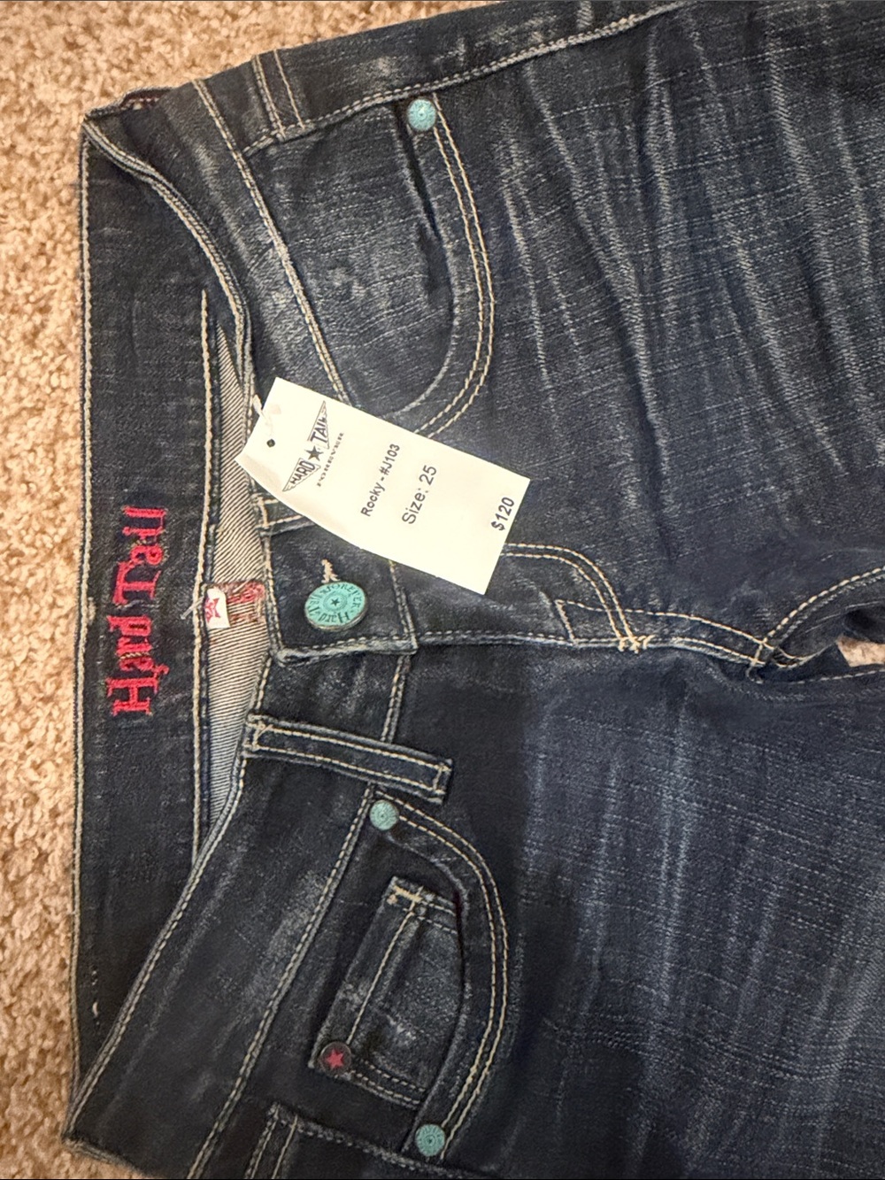 New hard tail jeans
